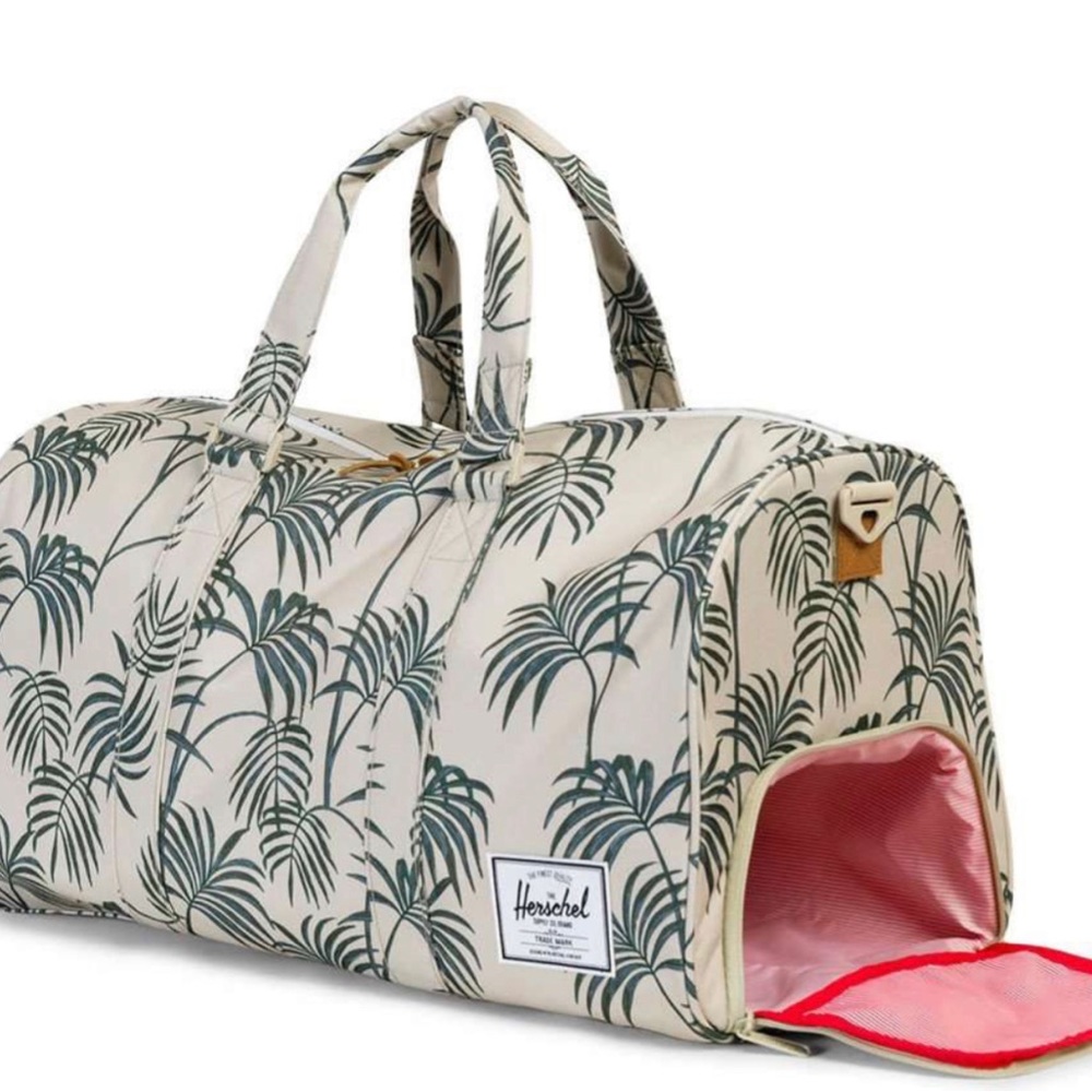 Herschel Novel Duffle Bag Pelican Palm preowned - Picture 2 of 10